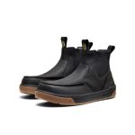 Men's Gibson Chelsea Work Boot (Carbon Toe) | Black/Gum