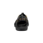 Men's SOLR Sandal  |  Black/Gold