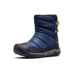 Big Kids' Puffrider Waterproof Winter Boot | Naval Academy/Mango Mint
