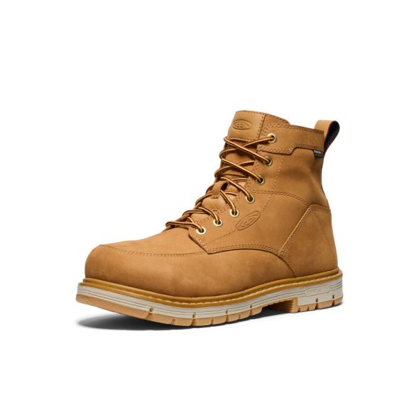 Men's San Jose 6 Waterproof 90?? Heel Boot (Aluminum Toe)  |  Bistre/Gum