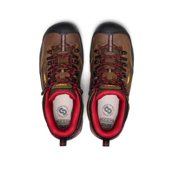 Men's Pittsburgh Energy 6 Waterproof Boot (Carbon Toe)  |  Bison/Black