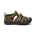Little Kids' Seacamp II CNX | Dark Olive/Gold Flame