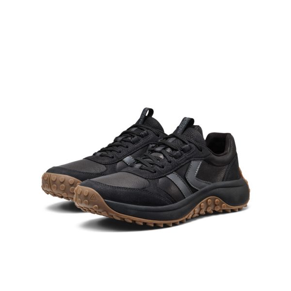 Men's KS86 Leather Sneaker  |  Black