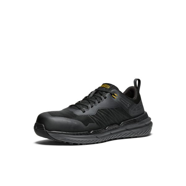 Men's Speedworks Work Sneaker (Carbon Toe) | Black/Steel Grey