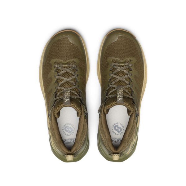 Men's Targhee Apex Wide Waterproof Hiking Boot | Dark Olive/Khaki