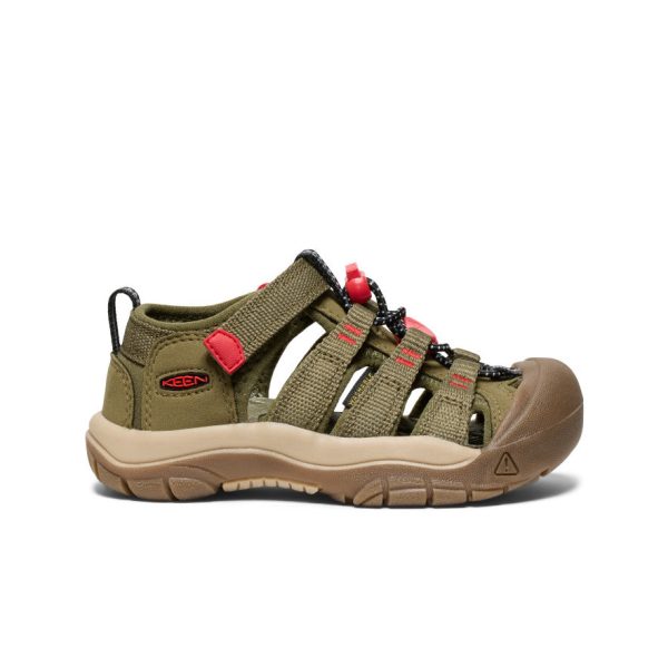 Little Kids' Newport H2  |  Martini Olive/Aura Orange