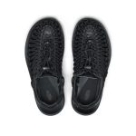 All Gender UNEEK PLT Sneaker | Black Smooth Lea