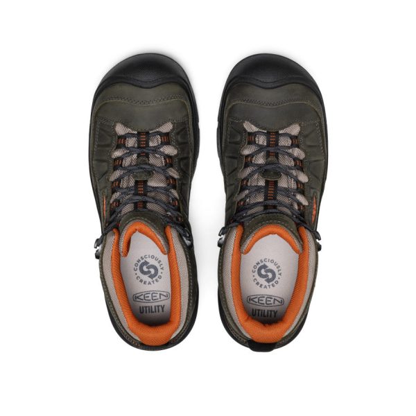 Men's Targhee IV Waterproof Work Boot (Carbon Toe)  |  Magnet/Black