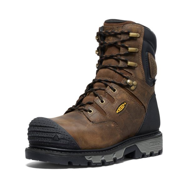 Men's CSA Camden 8 Waterproof Boot (Carbon Toe)  |  Dark Earth/Black