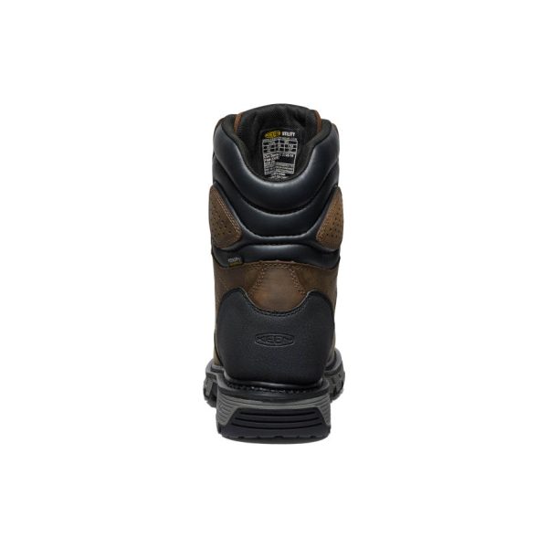 Men's CSA Camden 8 Waterproof Boot (Carbon Toe)  |  Dark Earth/Black