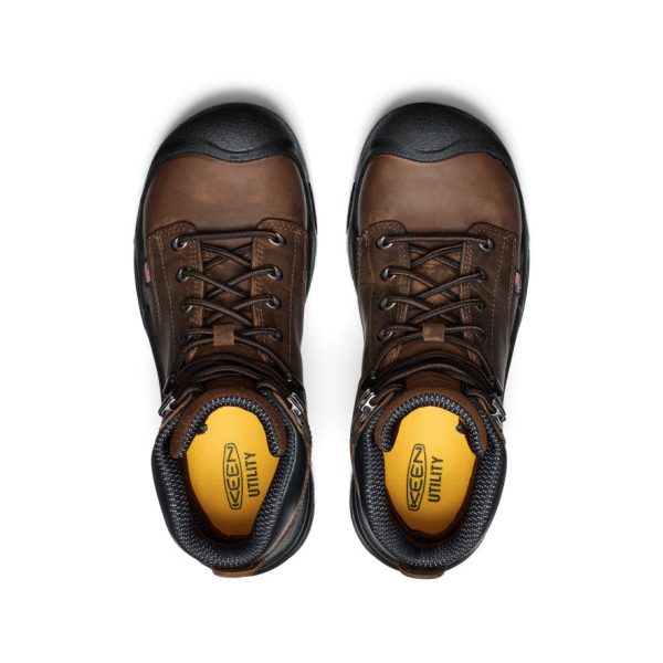 Men's Mt Vernon II 6 Waterproof Boot (Steel Toe) | Dark Earth/Black