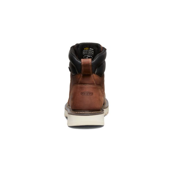 Men's Cincinnati 6 Waterproof 90?? Heel Boot (Soft Toe) | Tuscan Red/Sandshell