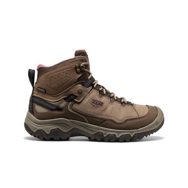 Women's Targhee IV Waterproof Hiking Boot  |  Brindle/Nostalgia Rose