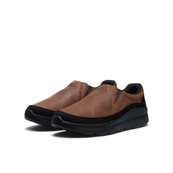 Men's KM2 Leather Slip-On | Bison/Black
