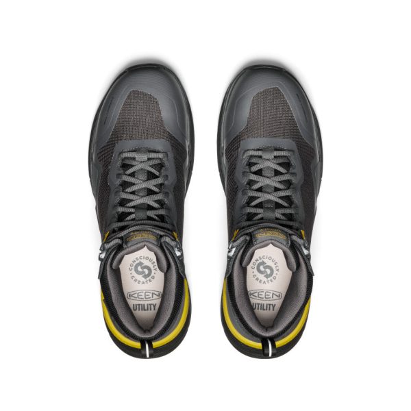 Men's Synchro Waterproof Work Boot (Carbon Toe) | Magnet/Black