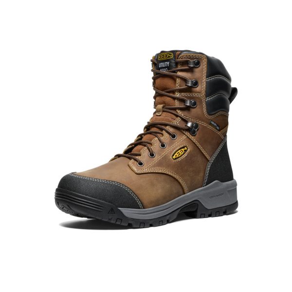 Men's Evanston 8 Insulated Waterproof Boot (Soft Toe)  |  Bison/Black