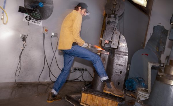 Men's San Jose Chelsea 90° Heel Boot (Aluminum Toe)  |  Cascade Brown/Gum
