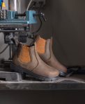 Women's San Jose Chelsea 90?? Heel Boot (Aluminum Toe) | Cascade Brown/Black
