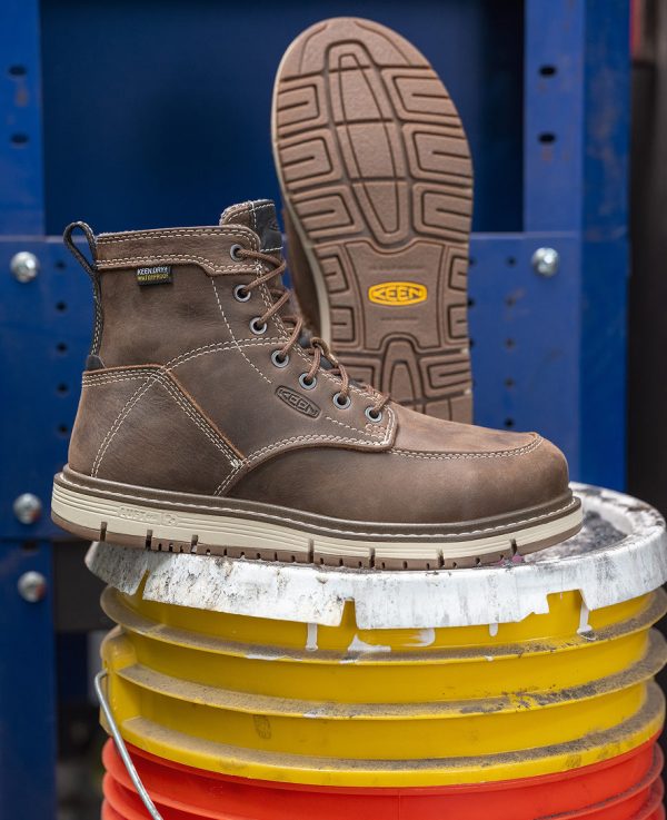 Women's San Jose 6 Waterproof Boot (Aluminum Toe)  |  Cascade Brown/Gum