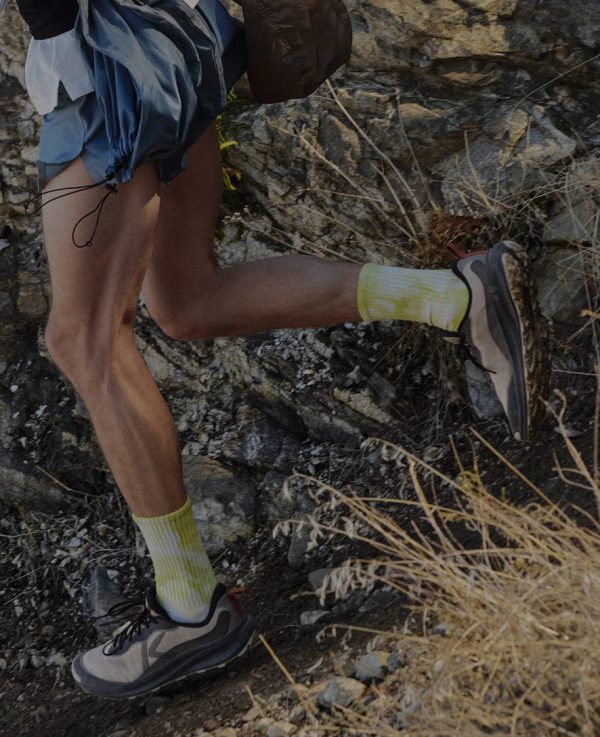 Men's Wander Trail Running Shoe | Star White/Desert Sage