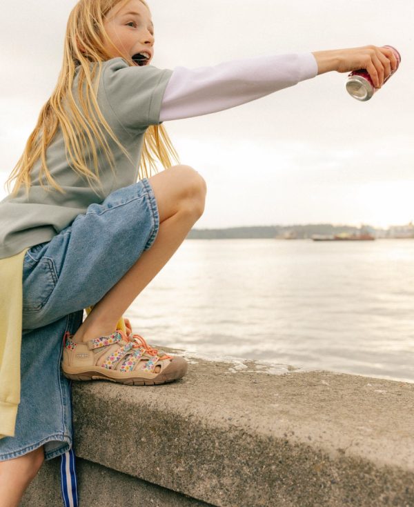 Little Kids' Newport H2 | Gingham/Orchid Smoke