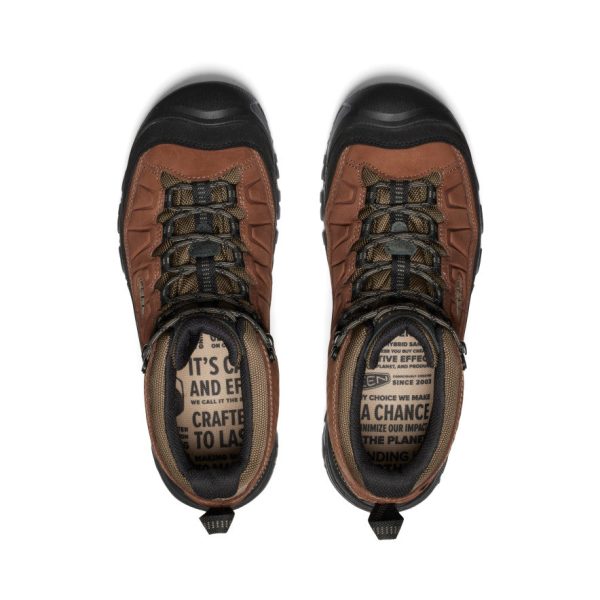 Men's Targhee IV Wide Waterproof Hiking Boot | Bison/Black