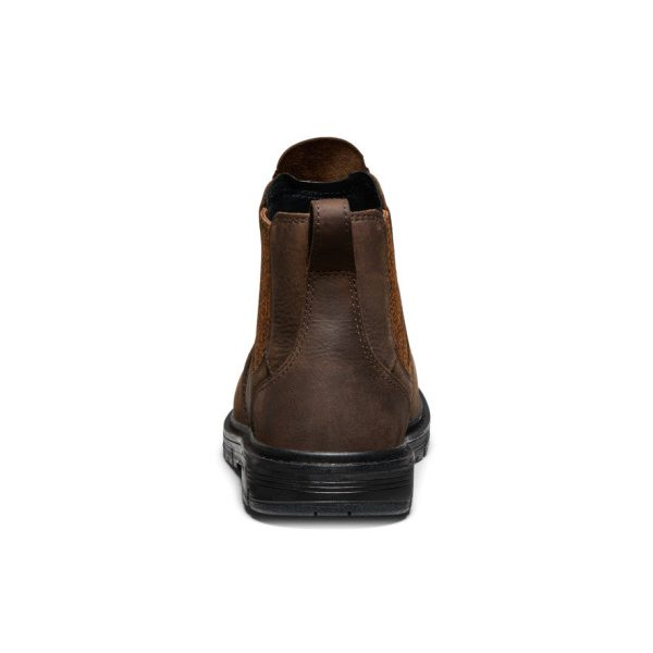 Women's San Jose Chelsea 90?? Heel Boot (Aluminum Toe) | Cascade Brown/Black