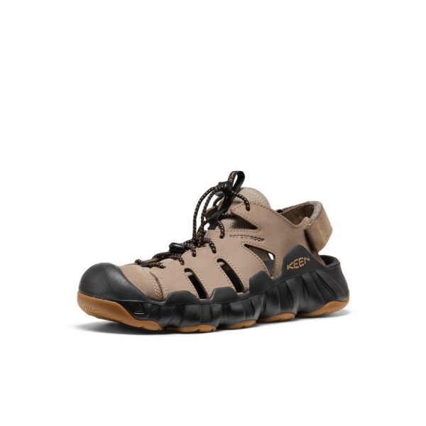 Men's Hyperport Fisherman Leather Sandal  |  Brindle/Oak Buff