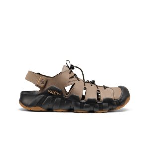 Men's Hyperport Fisherman Leather Sandal | Brindle/Oak Buff