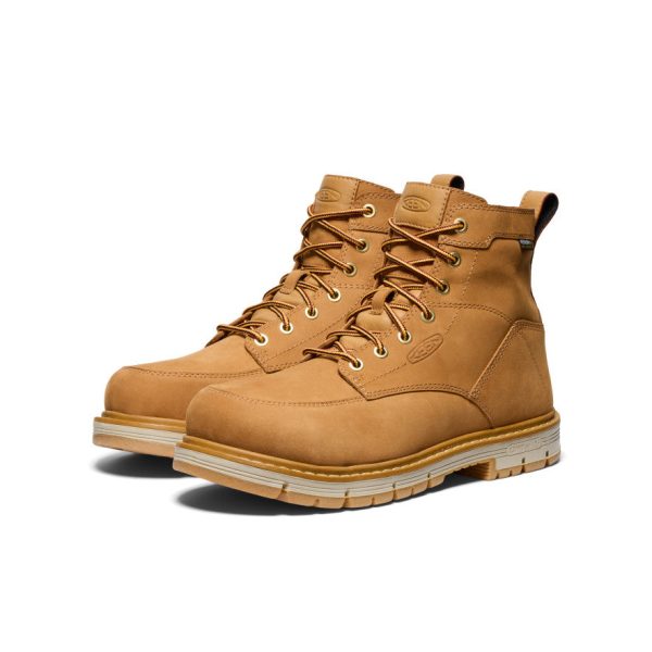 Men's San Jose 6 Waterproof 90?? Heel Boot (Aluminum Toe)  |  Bistre/Gum