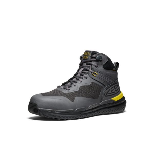 Men's Synchro Waterproof Work Boot (Carbon Toe) | Magnet/Black
