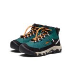 Big Kids' Targhee IV Waterproof Hiking Boot  |  Mediterranea/Flame Orange