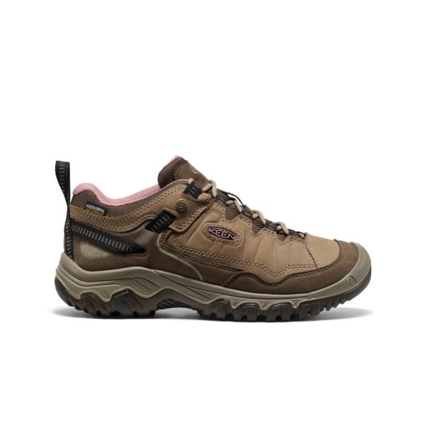 Women's Targhee IV Waterproof Hiking Shoe | Brindle/Nostalgia Rose