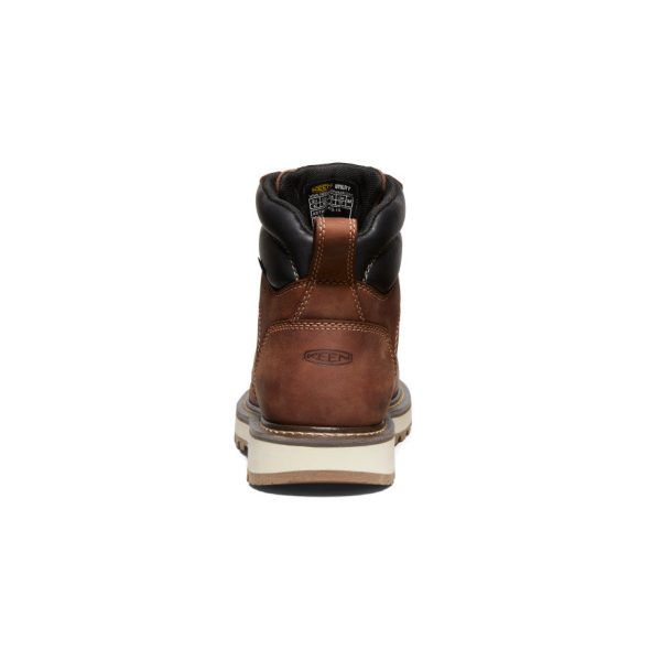 Men's Cincinnati 6 Waterproof 90?? Heel Boot (Carbon Toe)  |  Tuscan Red/Sandshell