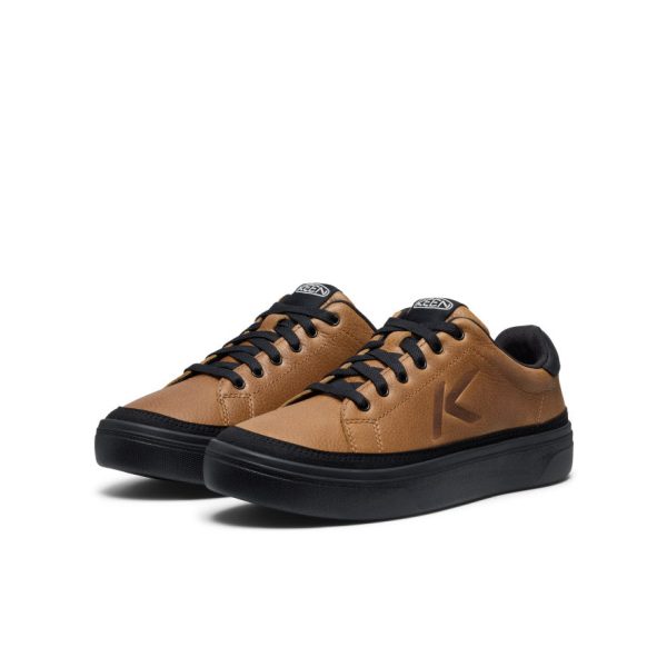 Men's KM1 Leather Sneaker | Bison/Black