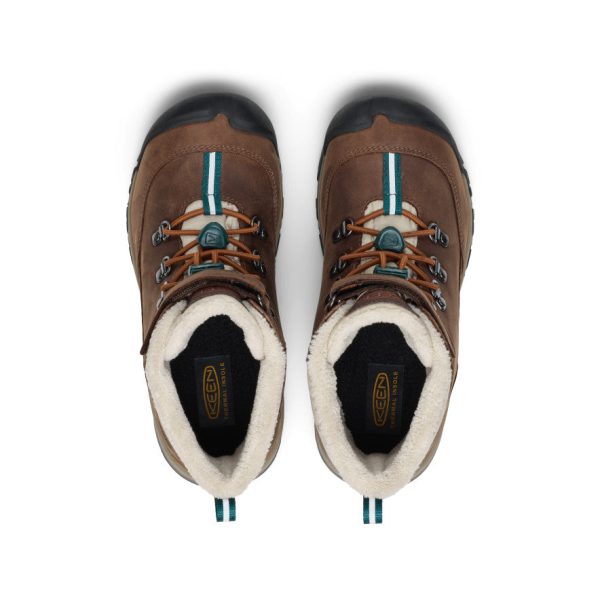 Big Kids' Kanibou Waterproof Winter Boot | Dark Earth/Roasted Pecan