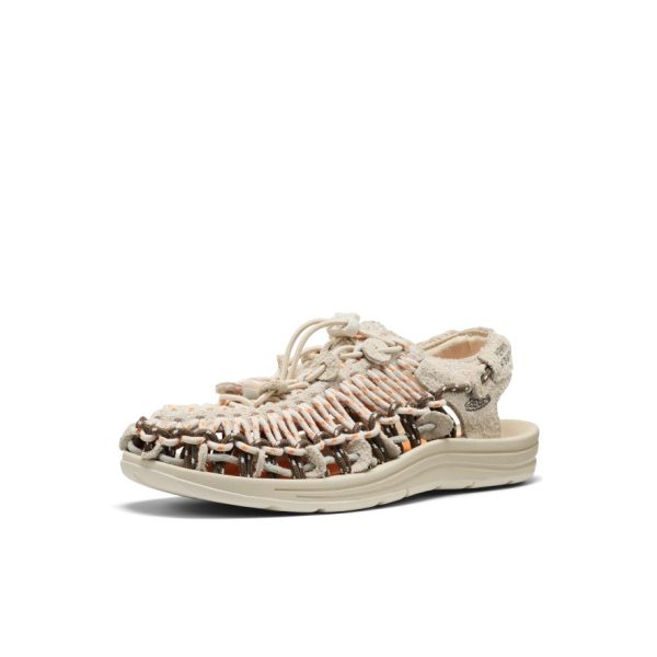 All Gender UNEEK Leather Henrik Vibskov Sneaker | Tangerine Cream
