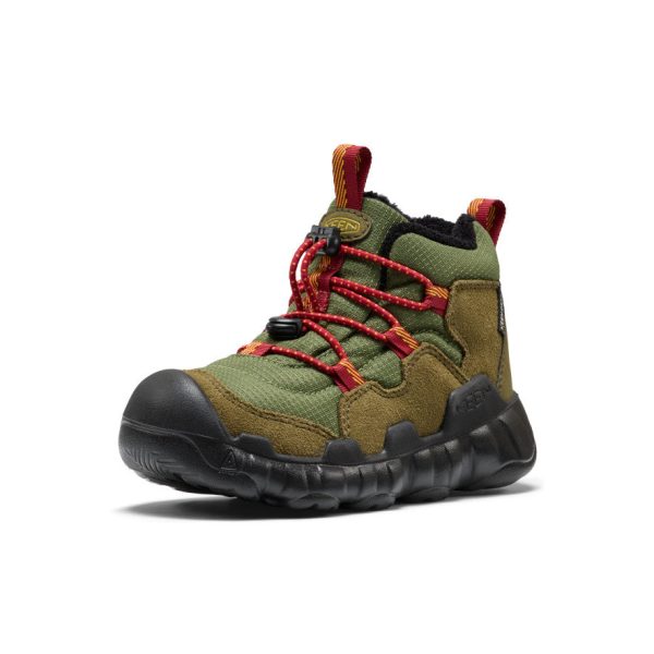 Little Kids' Hypowser Waterproof Chukka  |  Forest Night/Garnet