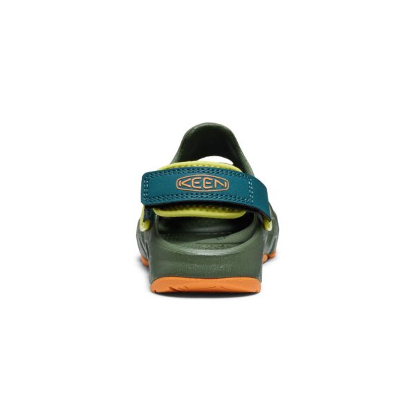 Little Kids' HyperFLT Clog  |  Bronze Green/Orange Peel