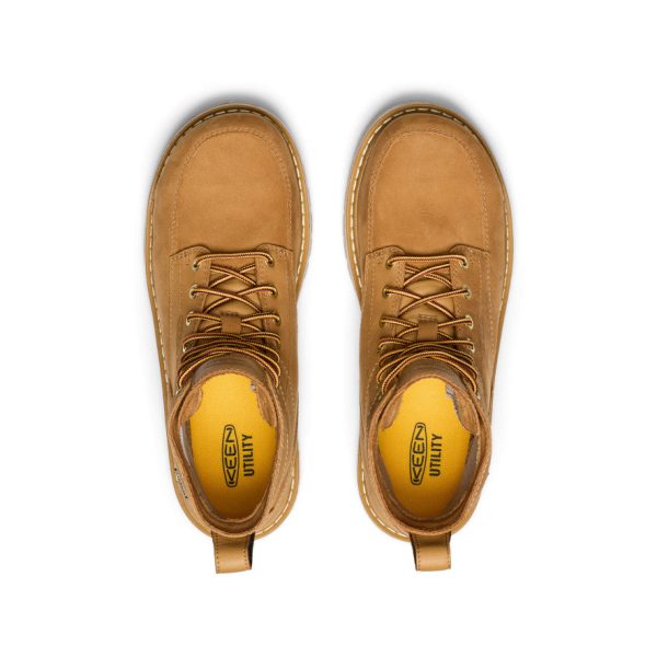 Men's San Jose 6 Waterproof 90?? Heel Boot (Aluminum Toe)  |  Bistre/Gum